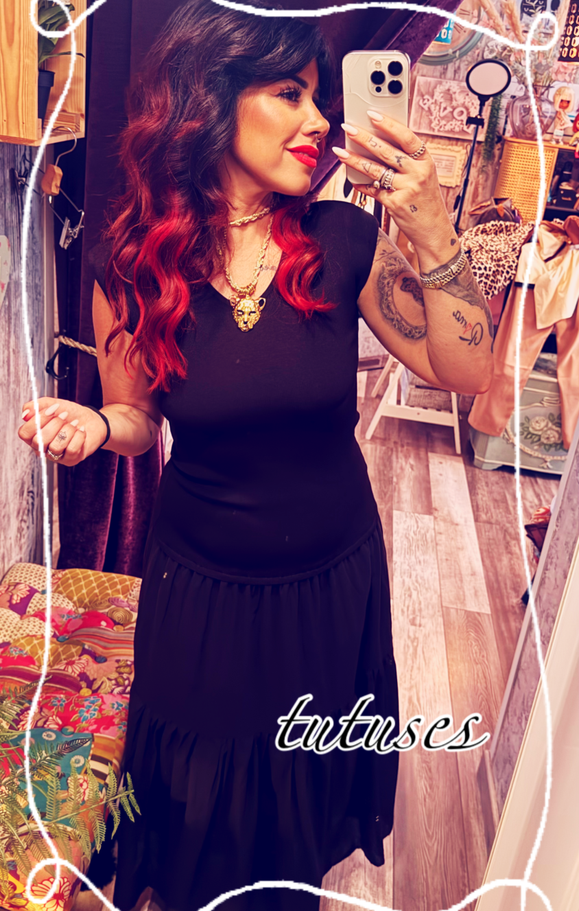 Alternative view of VESTIDO COMBINADO